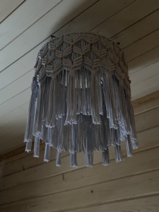 Фото из отзыва к Шнур вязаный 5 мм, 100 м, серый пепельный