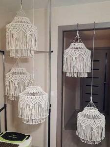 Фото из отзыва к Трёхпрядная веревка 3 мм, натуральная неокрашенная