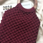 Фото из отзыва к Шнур вязаный 5 мм, 100 м, баклажан