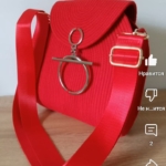 Фото из отзыва к Шнур плетёный 5 мм красный с сердечником