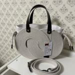 Фото из отзыва к Шнур плетёный 5 мм лён с сердечником