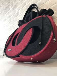 Фото из отзыва к Шнур вязаный 5 мм бордо с сердечником