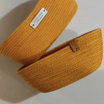 Фото из отзыва к Шнур вязаный 5 мм горчичный светлый с сердечником