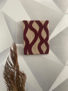 Фото из отзыва к Трёхпрядная веревка 5 мм, бордо