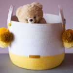 Фото из отзыва к Шнур плетёный 5 мм горчичный светлый с сердечником