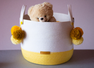 Фото из отзыва к Шнур плетёный 5 мм горчичный светлый с сердечником