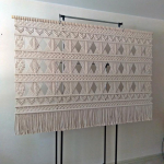 Фото из отзыва к Шнур плетёный 5 мм песочный с сердечником