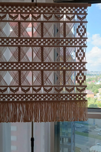 Фото из отзыва к Шнур плетёный 5 мм песочный с сердечником