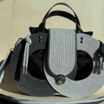 Фото из отзыва к Шнур плетёный 5 мм серый светлый с сердечником