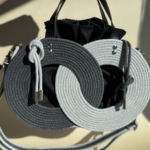 Фото из отзыва к Шнур плетёный 5 мм серый светлый с сердечником