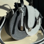 Фото из отзыва к Шнур плетёный 5 мм серый светлый с сердечником