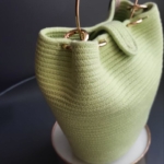 Фото из отзыва к Шнур плетёный 5 мм салатовый с сердечником