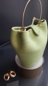 Фото из отзыва к Шнур плетёный 5 мм салатовый с сердечником