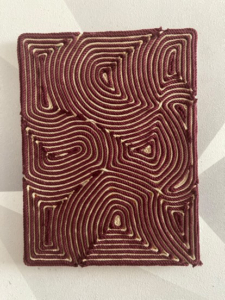 Фото из отзыва к Трёхпрядная веревка 3 мм, песочный