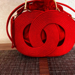 Фото из отзыва к Шнур вязаный 5 мм терракотовый с сердечником