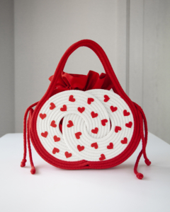 Фото из отзыва к Шнур вязаный жёсткий 8 мм белый с сердечником