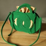 Фото из отзыва к Шнур вязаный 5 мм зелёный лесной с сердечником