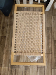 Фото из отзыва к Шнур плетёный 5 мм джутовый цвет с сердечником