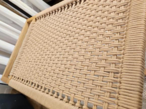 Фото из отзыва к Шнур плетёный 5 мм джутовый цвет с сердечником