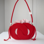 Фото из отзыва к Шнур вязаный жёсткий 8 мм красный с сердечником