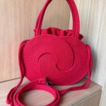 Фото из отзыва к Шнур вязаный жёсткий 8 мм красный с сердечником