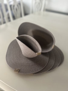 Фото из отзыва к Шнур вязаный 5 мм какао светлый с сердечником