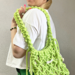 Фото из отзыва к Шнур вязаный мягкий 8 мм салатовый с сердечником