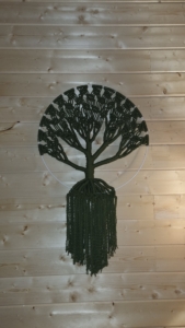 Фото из отзыва к Трёхпрядная веревка 5 мм, хаки