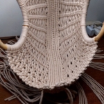 Фото из отзыва к Шнур плетёный 3 мм бежевый с цветным сердечником