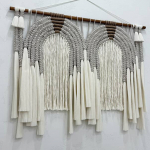 Фото из отзыва к Шнур плетёный 3 мм серый светлый с цветным сердечником