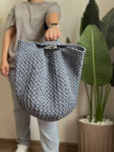 Фото из отзыва к Шнур плетёный 3 мм серый с цветным сердечником