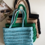 Фото из отзыва к Шнур плетёный 3 мм зелёный лесной с цветным сердечником