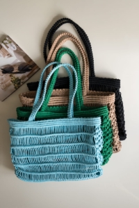 Фото из отзыва к Шнур плетёный 3 мм зелёный лесной с цветным сердечником