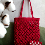 Фото из отзыва к Шнур плетёный 3 мм красный с цветным сердечником