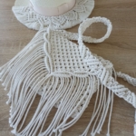 Фото из отзыва к Шнур плетёный 3 мм молочный с цветным сердечником