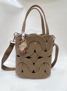 Фото из отзыва к Шнур вязаный 5 мм капучино с сердечником