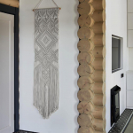 Фото из отзыва к Шнур плетёный 3 мм лён с цветным сердечником