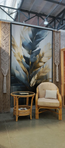 Фото из отзыва к Шнур плетёный 3 мм лён с цветным сердечником