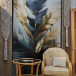 Фото из отзыва к Шнур плетёный 3 мм лён с цветным сердечником