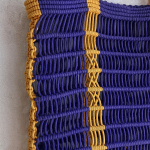 Фото из отзыва к Шнур плетёный 3 мм фиолетовый тёмный с цветным сердечником