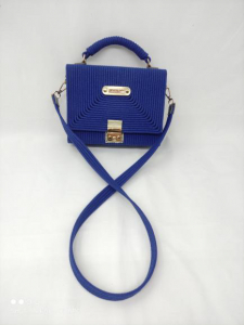 Фото из отзыва к Шнур вязаный 5 мм синий с сердечником