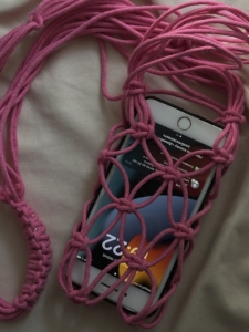 Фото из отзыва к Шнур плетёный 3 мм розовый яркий с цветным сердечником