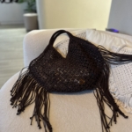 Фото из отзыва к Шнур плетёный 3 мм шоколадно-красный с цветным сердечником