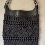 Фото из отзыва к Трёхпрядная веревка 3 мм, коричневый тёмный