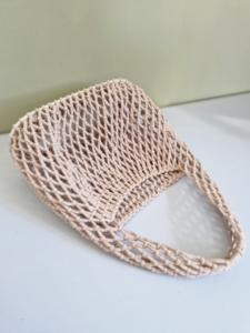 Фото из отзыва к Шнур плетёный 3 мм бежевый без сердечника