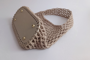 Фото из отзыва к Шнур плетёный 3 мм бежевый без сердечника