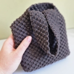 Фото из отзыва к Шнур плетёный 3 мм коричневый тёмный без сердечника