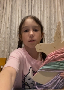 Фото из отзыва к Готовый набор Единорог