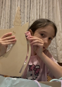 Фото из отзыва к Готовый набор Единорог