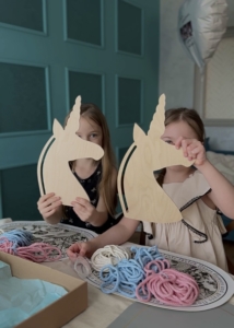 Фото из отзыва к Готовый набор Единорог